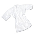 10 PZ. KIMONO MONOUSO TNT RO.IAL CAMICE PROFESSIONALE BIANCO/BLU PARRUC./ESTET.