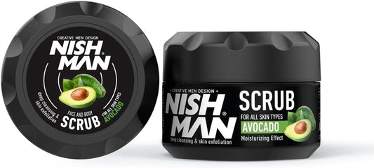 NISH MAN SCRUB 300ML AVOCADO
