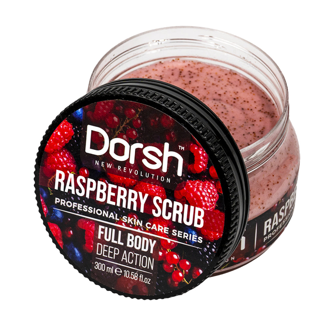 Scrub corpo intero al lampone DORSH 300 ml