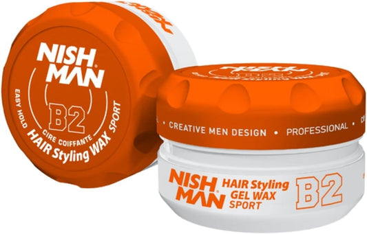 NISH MAN HAIR STYLING GEL WAX B2