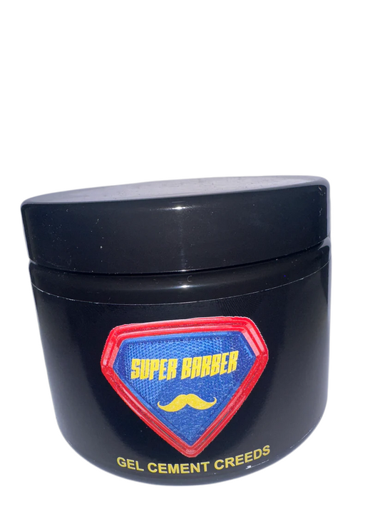 Super barber gel cement creeds