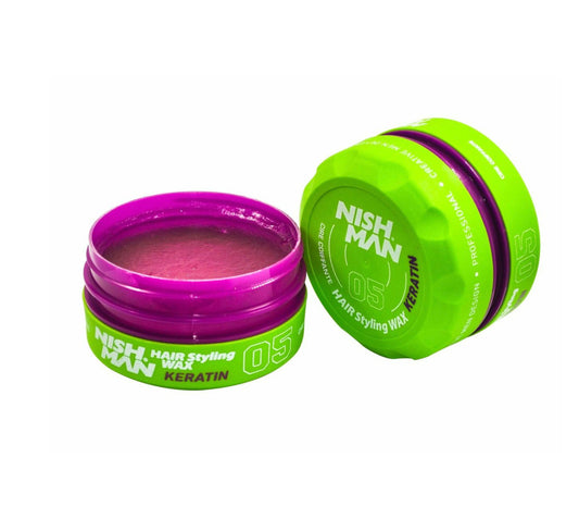 NISH MAN HAIR STYLING WAX 05 KERATIN