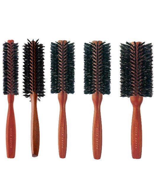 ACCA KAPPA SPAZZOLA CIRCOLARE DI LEGNO SETOLE DI CINGHIALE RINFORZATE VARIE MISURE.