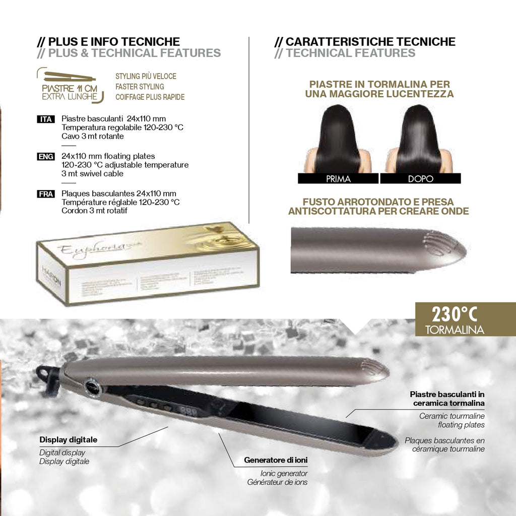 HAIRON PIASTRA EUPHORIA GOLD