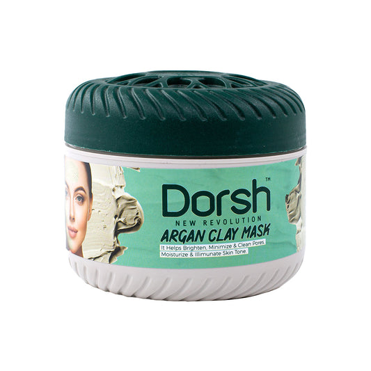 DORSH ARGAN CLAY MASK DEEPLY CLEANSES & PURIFIES 400G