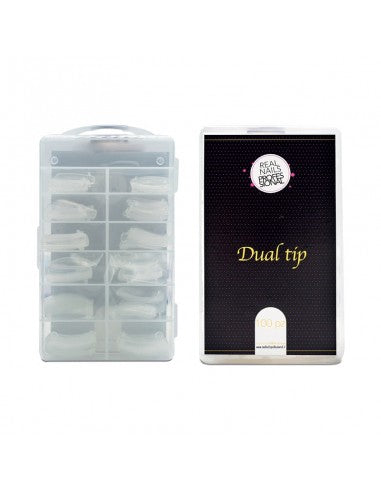 real nails dual tip acrygel 100 pz