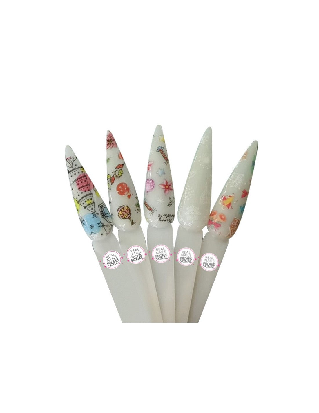 real nails foil set 10 5 pz