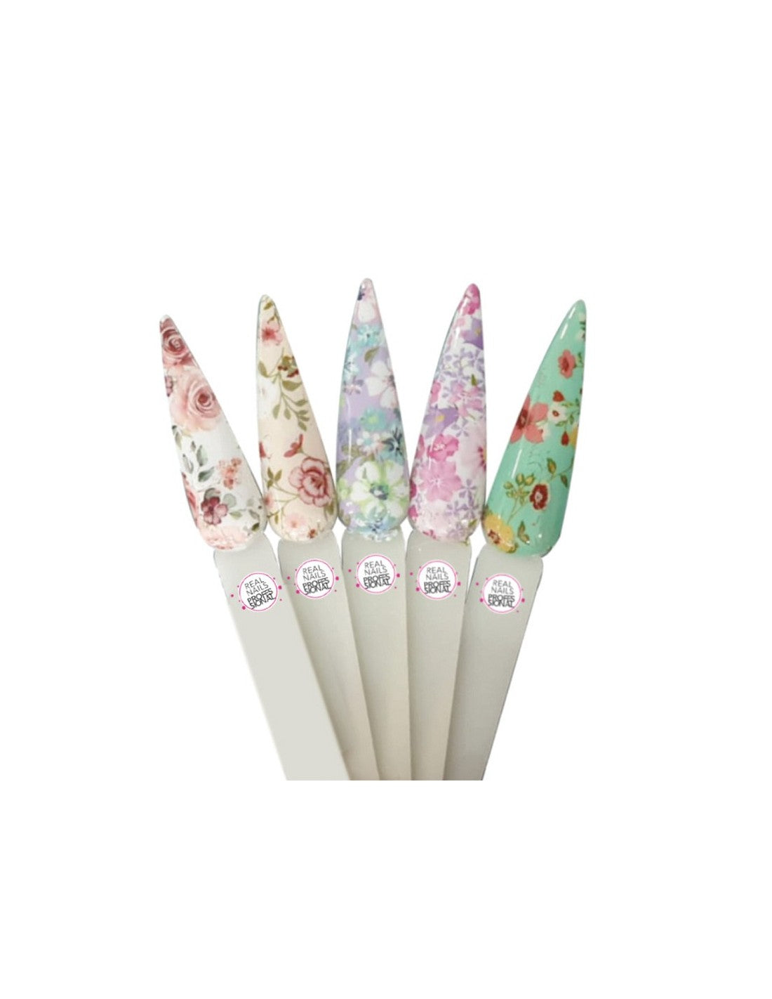 real nails foil set  2 5pz