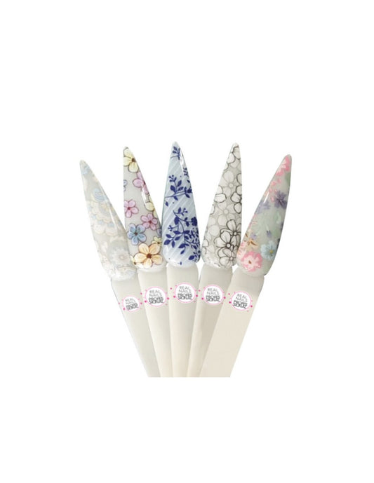 real nails foil set 5 5pz
