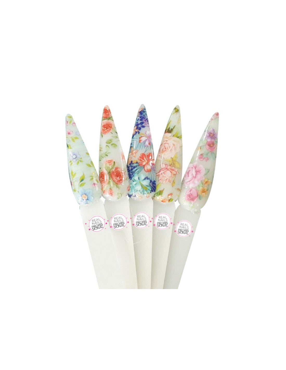 real nails foil set 7 5pz