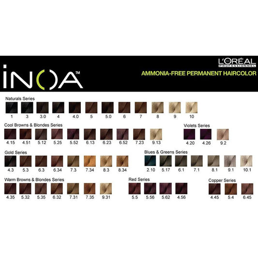 L'OREAL INOA TINTA PER CAPELLI SENZA AMMONIACA PROFESSIONALE 60GR
