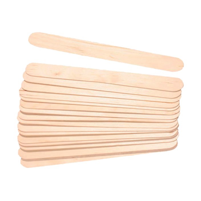 MELCAP SPATOLA LEGNO CERA STENDICERA MONOUSO 100 PZ. COD.SP0205