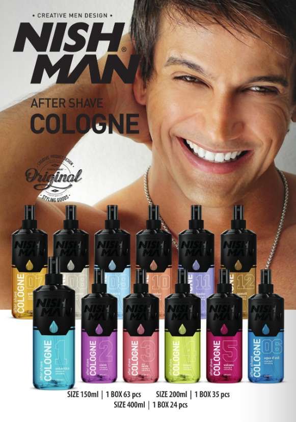 NISH MAN COLOGNE AFTER SHAVE 400ML