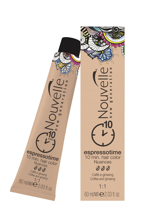 NOUVELLE TINTA PER CAPELLI ESPRESSOTIME COLORAZIONE PERMANENTE IN 10MINUTI