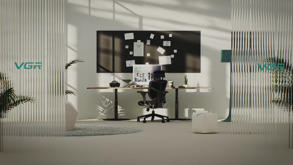 VGR PROFESSIONAL BARBER COMBO SUPER POWER 4 IN 1 VALIGETTA PROFESSIONALE