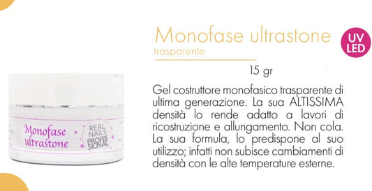 Real Nails Gel Monofase Ultrastone 15 ml