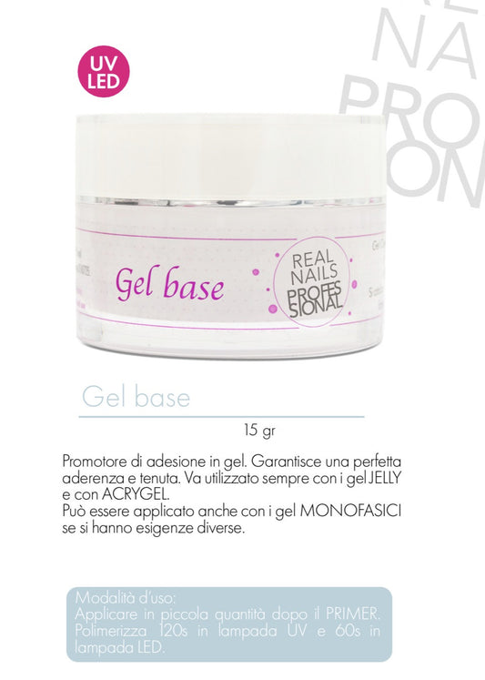 REAL NAILS PROFESISIONAL GEL BASE 15g/30g/50g