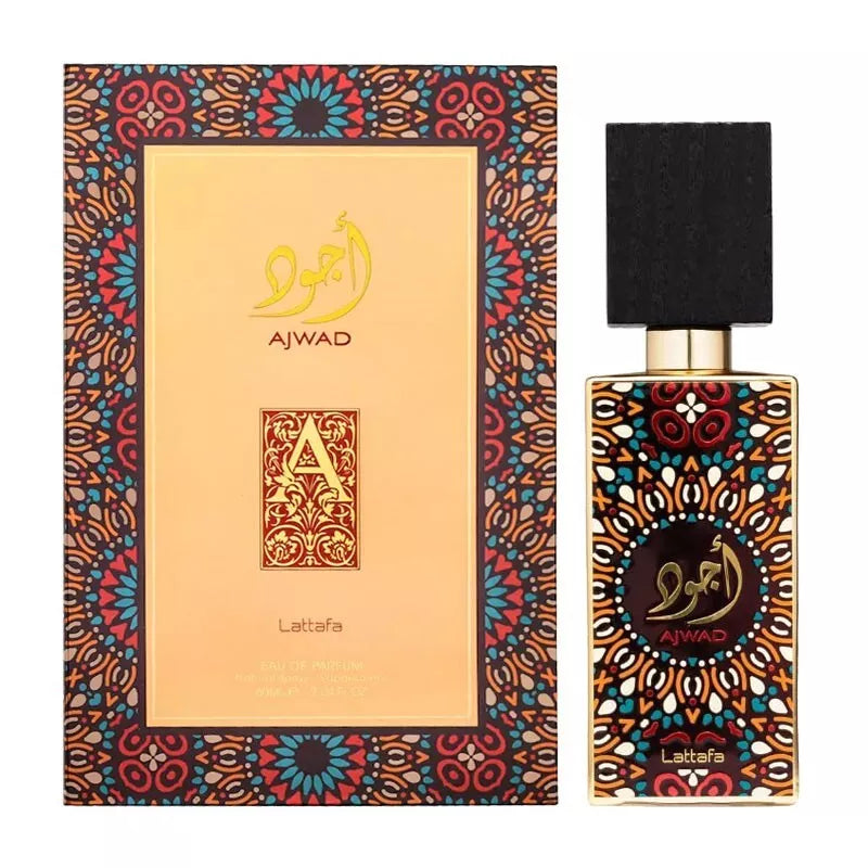 Ajwad Lattafa Perfumes profumo arabo unisex legnosa aromatica 60ml
