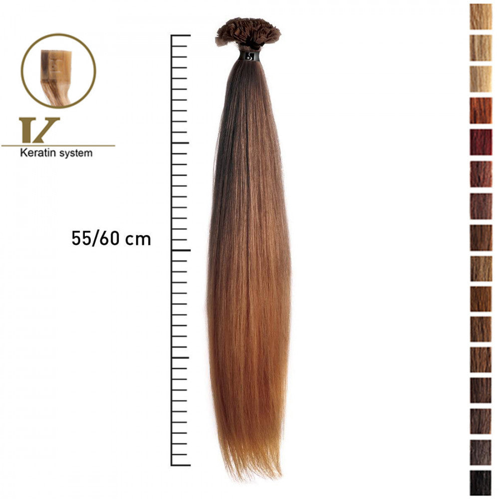 SHE HAIR EXTENSION 100% CAPELLI NATURALI 10 ciocche 50/60 cm